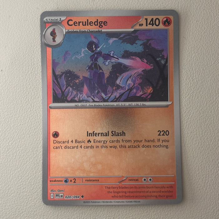 Ceruledge - Reverse Holo - Phantasmal Flames 020/094