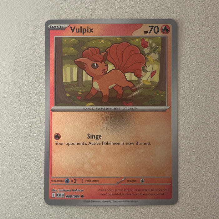 Vulpix - Reverse Holo - Chaos Rising 008/086