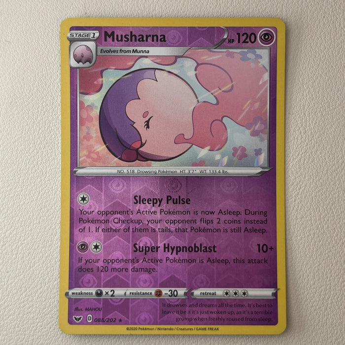 Musharna - Reverse Holo - Sword & Shield 088/202