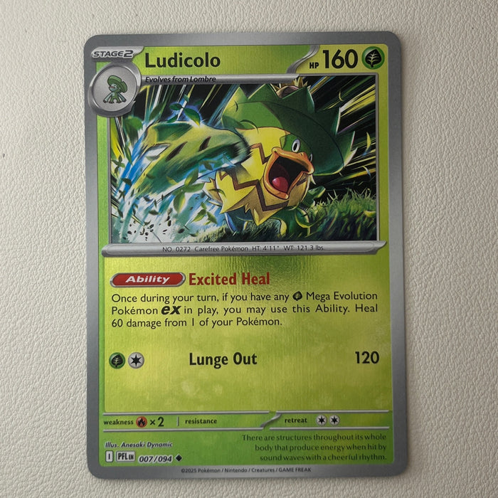 Ludicolo - Reverse Holo - Phantasmal Flames 007/094