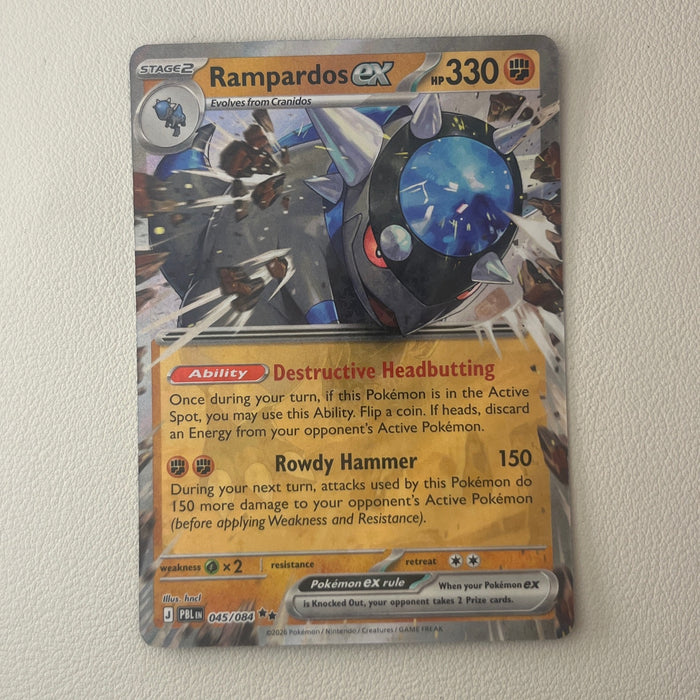 Rampardos ex - Holo - Pitch Black 045/084