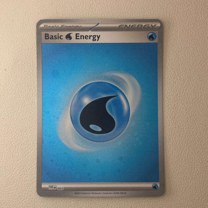Basic Water Energy - Cosmos Holo - Scarlet & Violet Energies 003