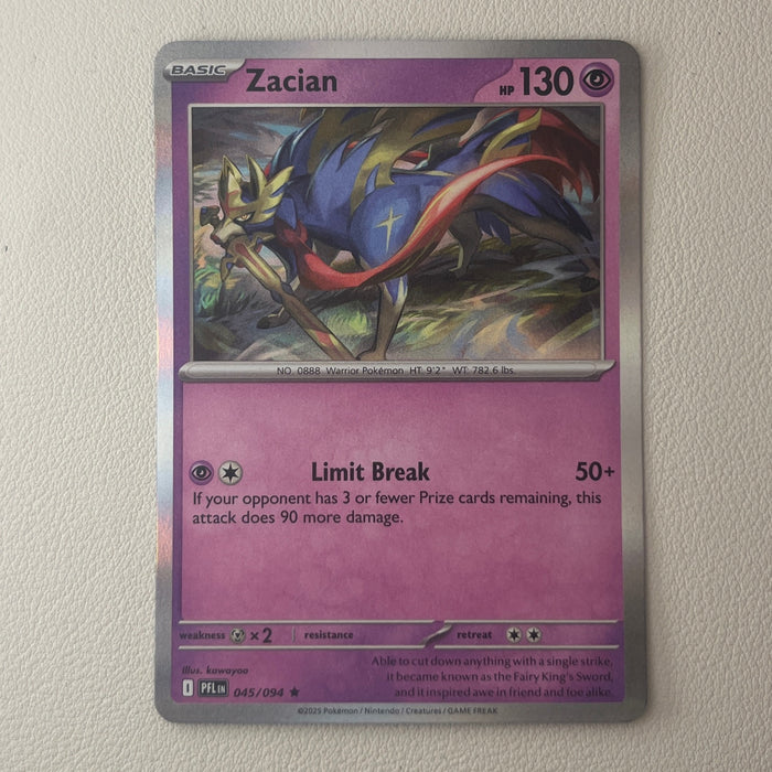 Zacian - Holo - Phantasmal Flames 045/094
