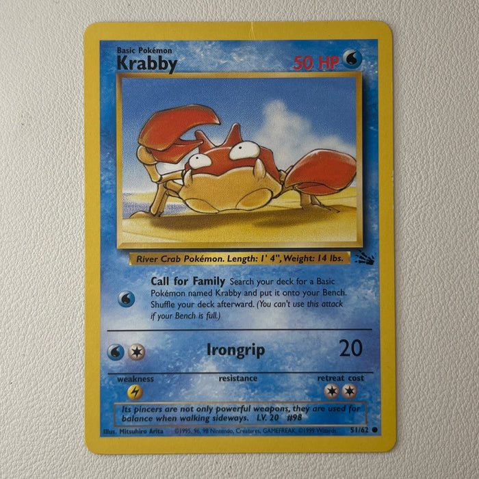 Krabby - Unlimited - Fossil 51/62