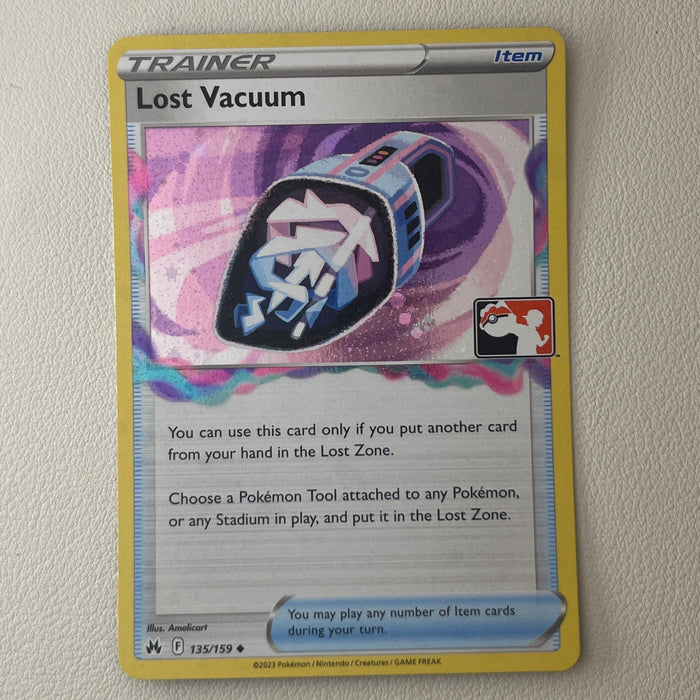 Lost Vacuum - Cosmos Holo - Play! Prize Pack Stamp - Crown Zenith 135/159