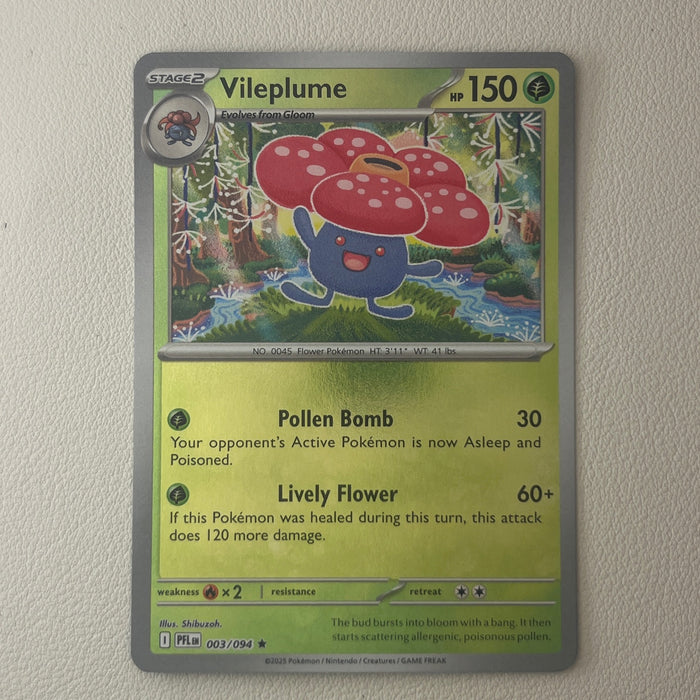 Vileplume - Reverse Holo - Phantasmal Flames 003/094
