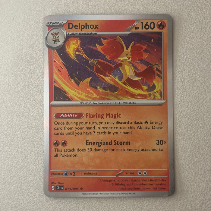 Delphox - Holo - Chaos Rising 013/086