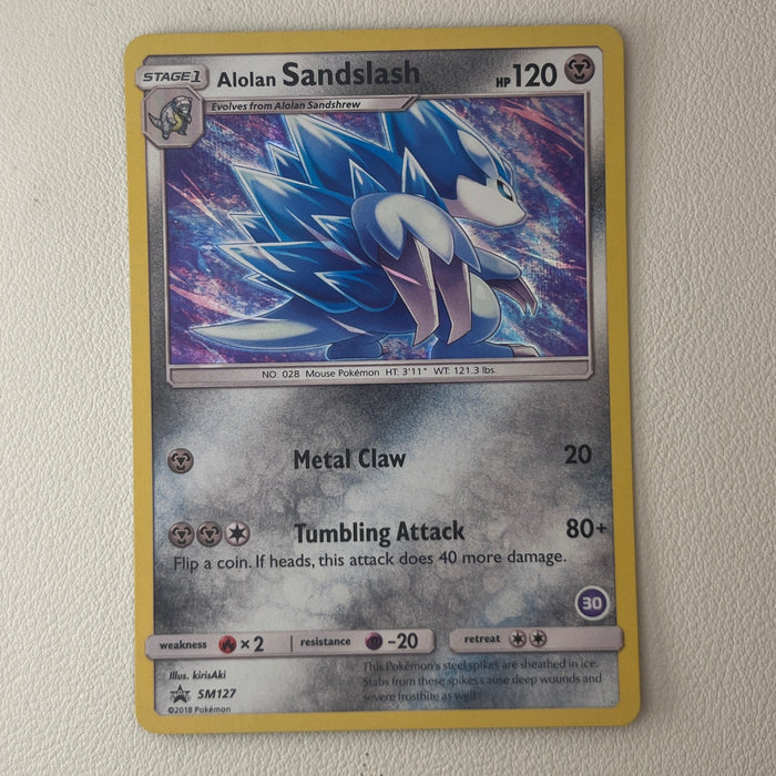 Alolan Sandslash - Holo - SM Black Star Promos SM127