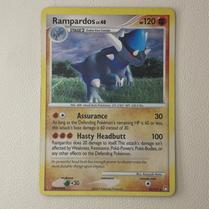 Rampardos - Cosmos Holo - Mysterious Treasures 33/123