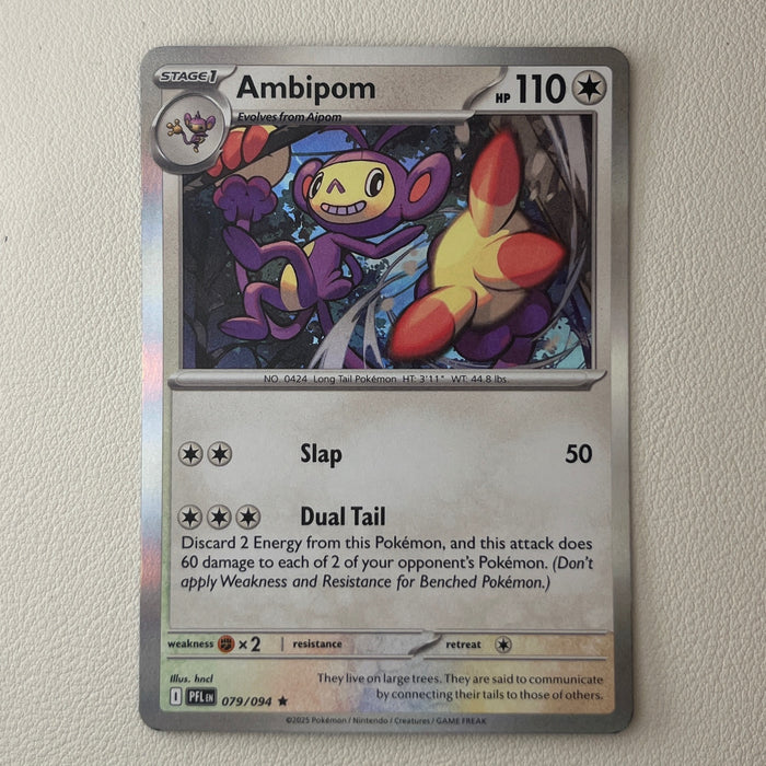 Ambipom - Holo - Phantasmal Flames 079/094