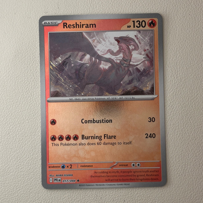 Reshiram - Reverse Holo - Phantasmal Flames 017/094