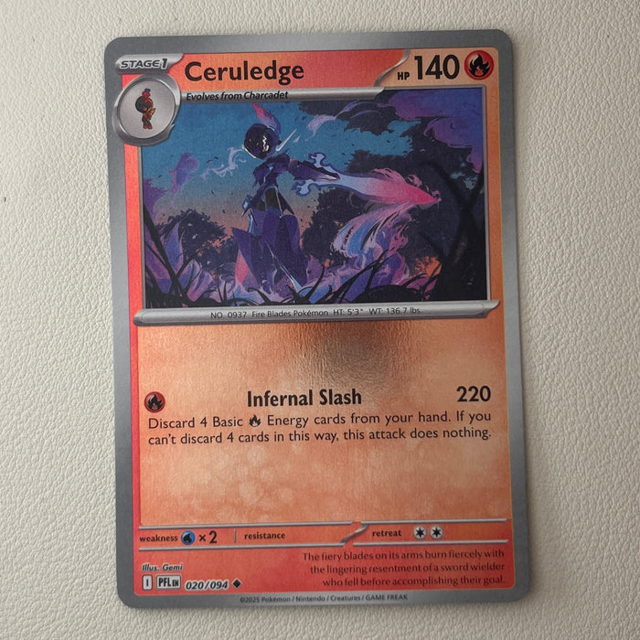 Ceruledge - Reverse Holo - Phantasmal Flames 020/094