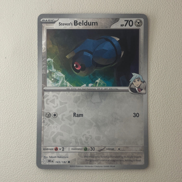 Steven's Beldum - Reverse Holo - Destined Rivals 143/182