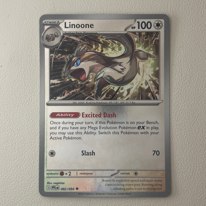 Linoone - Reverse Holo - Phantasmal Flames 082/094