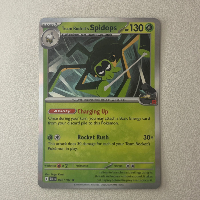 Team Rocket's Spidops - Holo - Destined Rivals 020/182