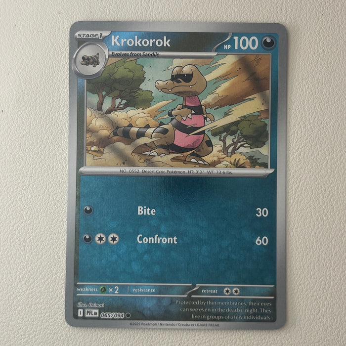 Krokorok - Reverse Holo - Phantasmal Flames 065/094