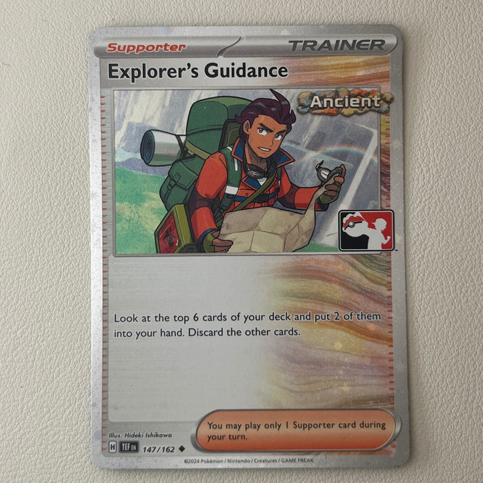 Explorer's Guidance - Holo - Play! Prize Pack Stamp - Temporal Forces 147/162