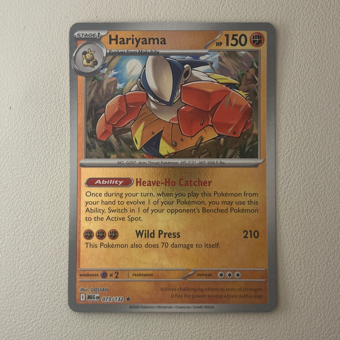 Hariyama - Reverse Holo - Mega Evolution 073/132