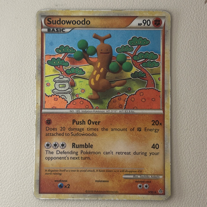 Sudowoodo - Cosmos Holo - HGSS Unleashed 9/95