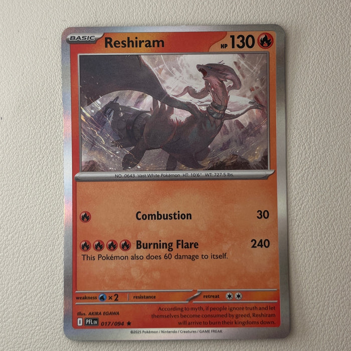 Reshiram - Holo - Phantasmal Flames 017/094