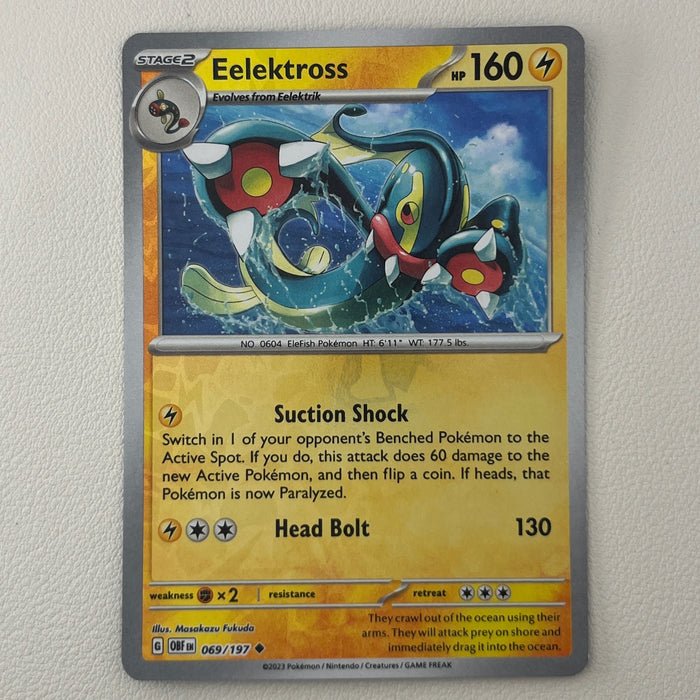 Eelektross - Reverse Holo - Obsidian Flames 069/197