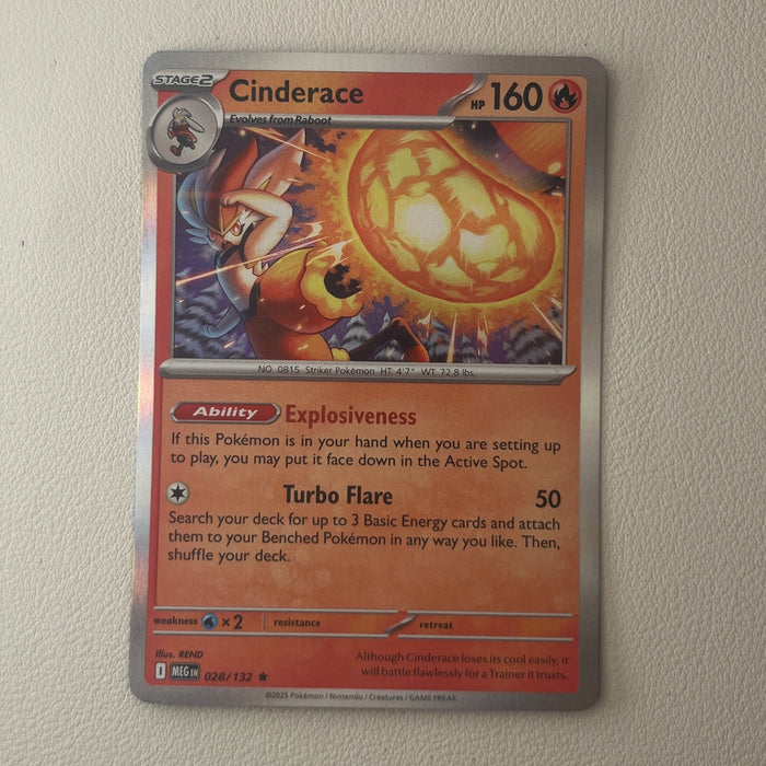 Cinderace - Holo - Mega Evolution 028/132