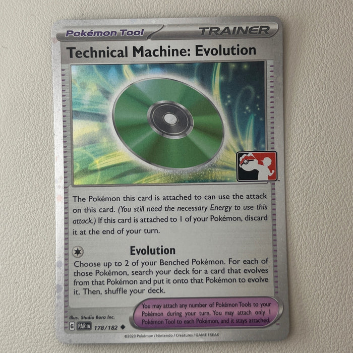 Technical Machine: Evolution - Holo - Play! Prize Pack Stamp - Paradox Rift 178/182