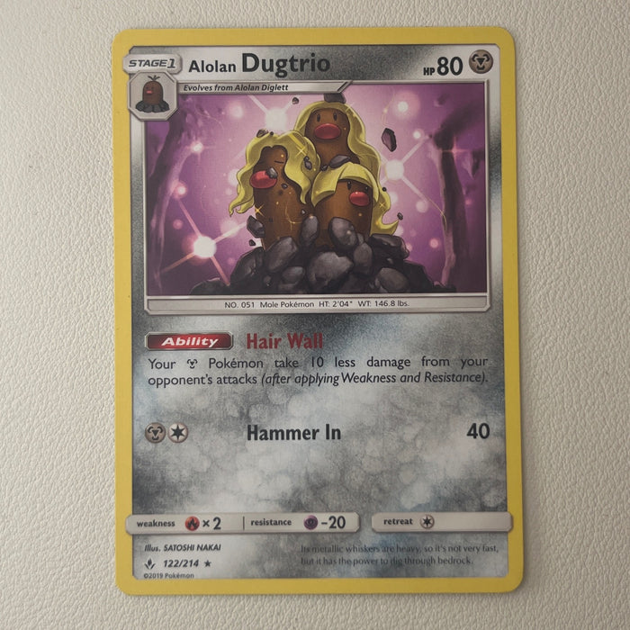 Alolan Dugtrio - Unbroken Bonds 122/214