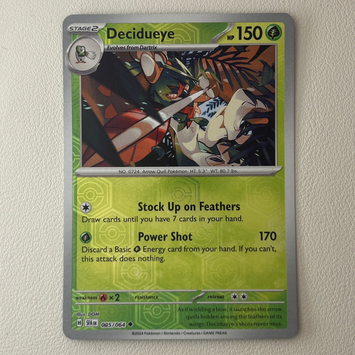 Decidueye - Reverse Holo - Shrouded Fable 005/064