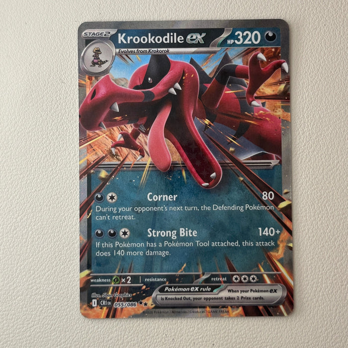 Krookodile ex - Holo - Chaos Rising 055/086