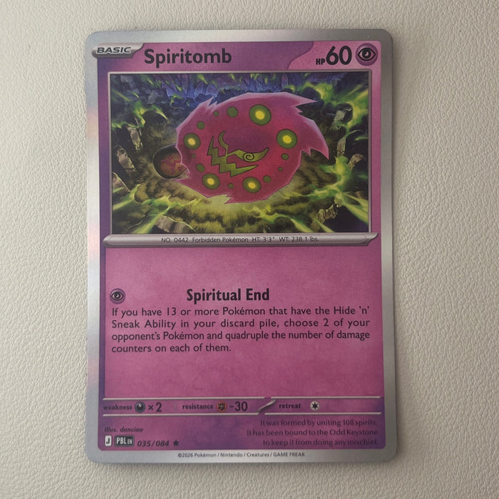 Spiritomb - Holo - Pitch Black 035/084