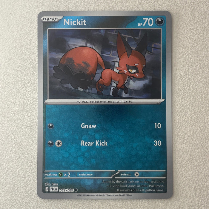 Nickit - Reverse Holo - Pitch Black 053/084