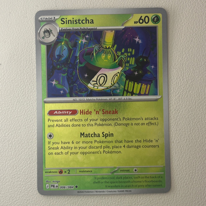 Sinistcha - Reverse Holo - Pitch Black 006/084