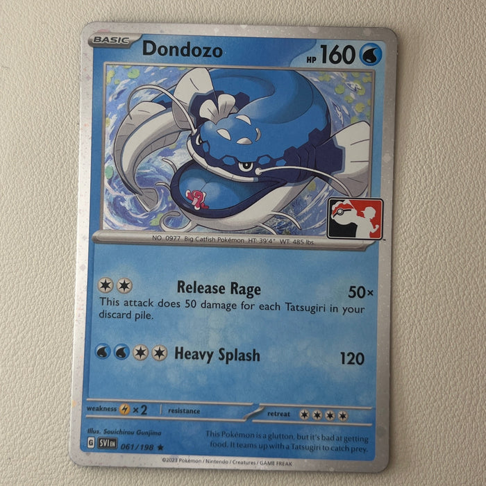 Dondozo - Holo - Play! Prize Pack Stamp - Scarlet & Violet 061/198