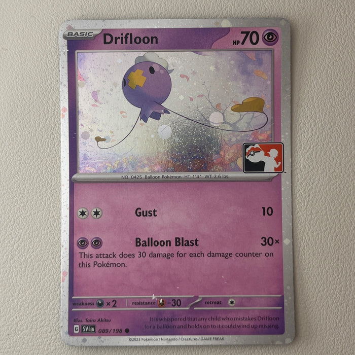 Drifloon - Holo - Play! Prize Pack Stamp - Scarlet & Violet 089/198