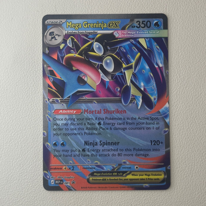 Mega Greninja ex - Holo - MEP Black Star Promos 081