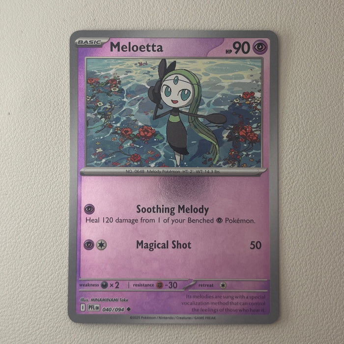 Meloetta - Reverse Holo - Phantasmal Flames 040/094