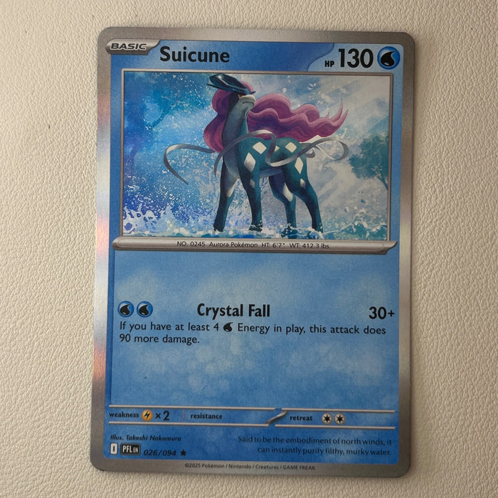Suicune - Holo - Phantasmal Flames 026/094