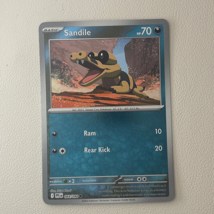 Sandile - Reverse Holo - Phantasmal Flames 064/094