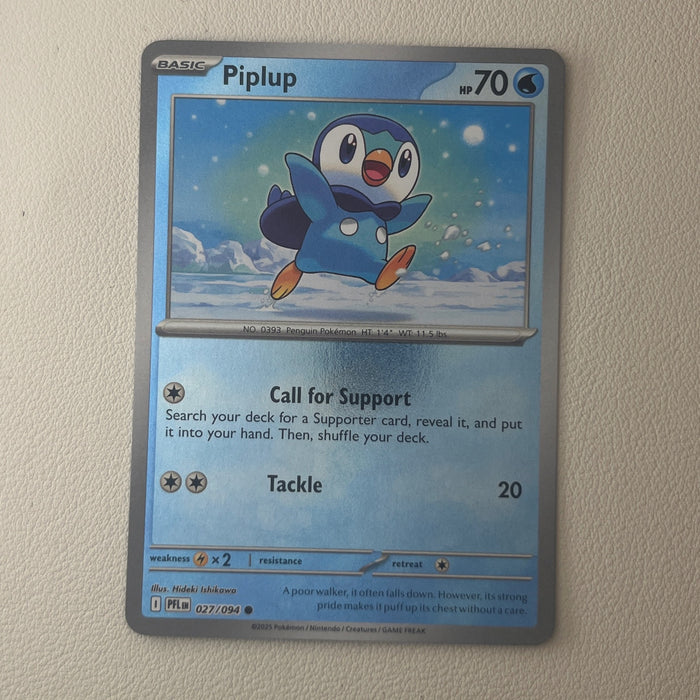 Piplup - Reverse Holo - Phantasmal Flames 027/094