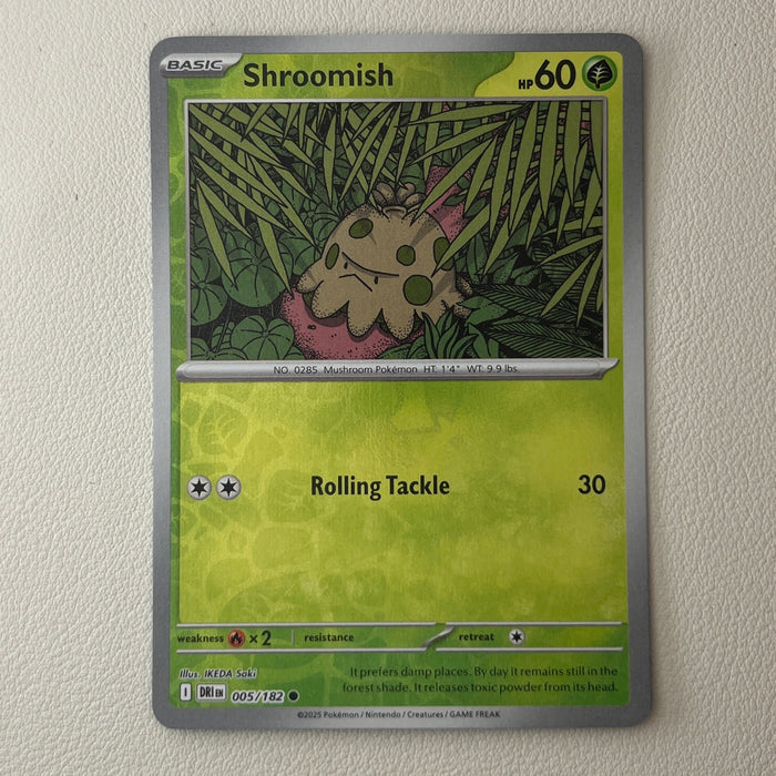 Shroomish - Reverse Holo - Destined Rivals 005/182