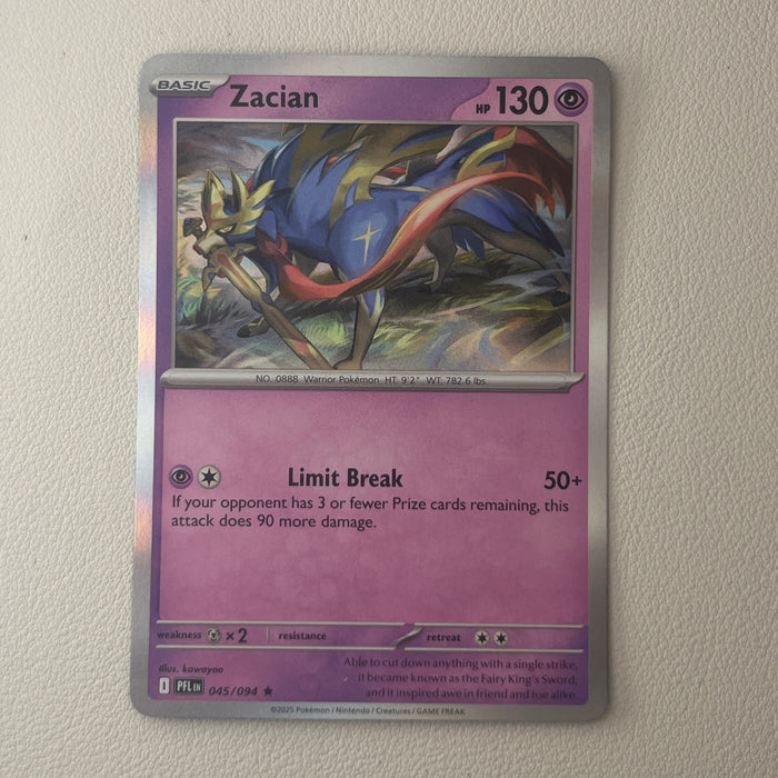 Zacian - Holo - Phantasmal Flames 045/094