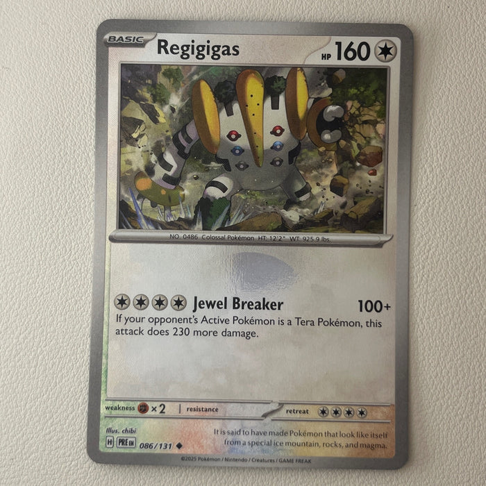 Regigigas - Pokeball Reverse Holo - Prismatic Evolutions 086/131