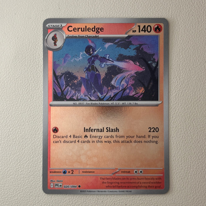 Ceruledge - Reverse Holo - Phantasmal Flames 020/094