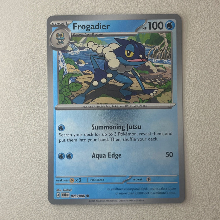 Frogadier - Reverse Holo - Chaos Rising 021/086