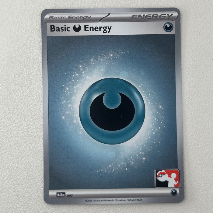 Basic Darkness Energy - Cosmos Holo - Play! Prize Pack Stamp - Mega Evolution Energy 007