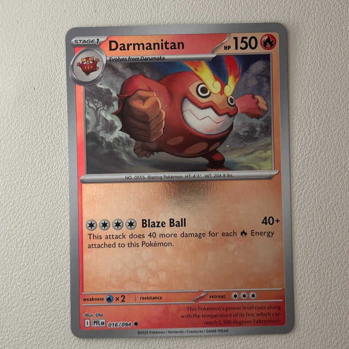 Darmanitan - Reverse Holo - Phantasmal Flames 016/094