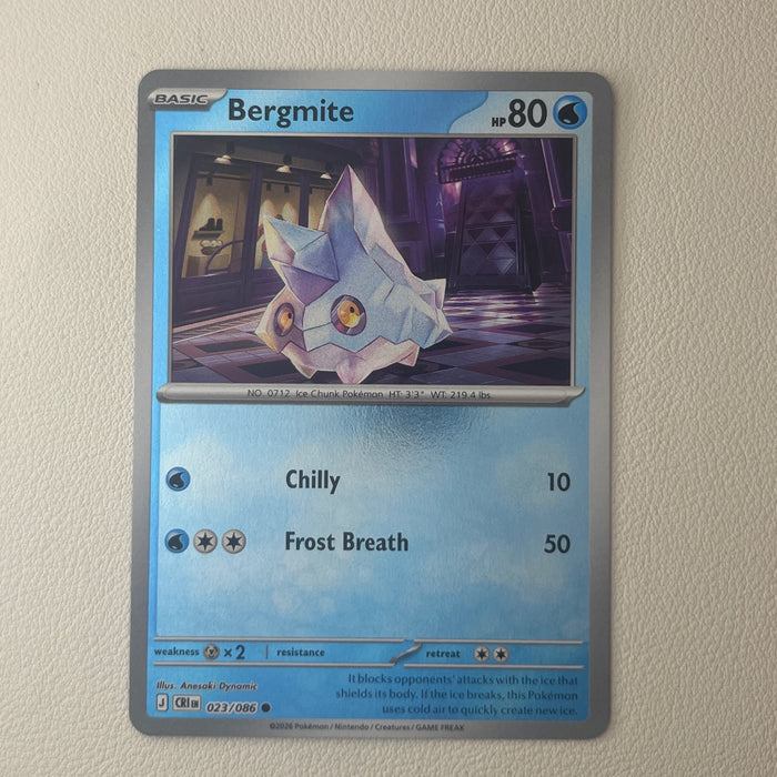 Bergmite - Reverse Holo - Chaos Rising 023/086