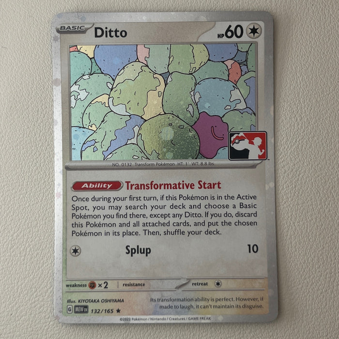 Ditto - Holo - Play! Prize Pack Stamp - 151 132/165
