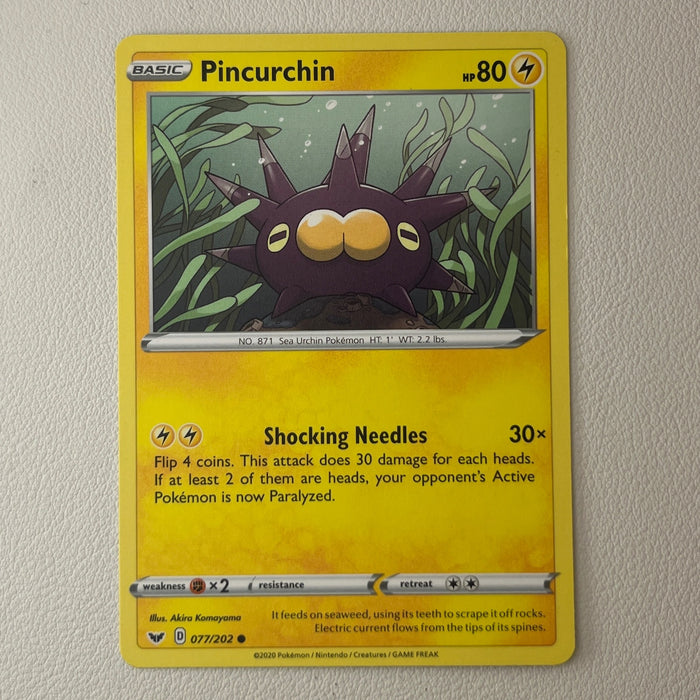 Pincurchin - Sword & Shield 077/202